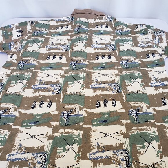 GORDIE HOWE 100% Cotton Golf polo shirt. - Picture 8 of 11